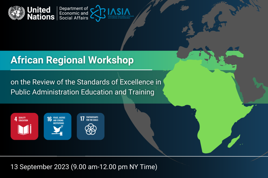 African regional workshop to review and update Standards of Excellence ...